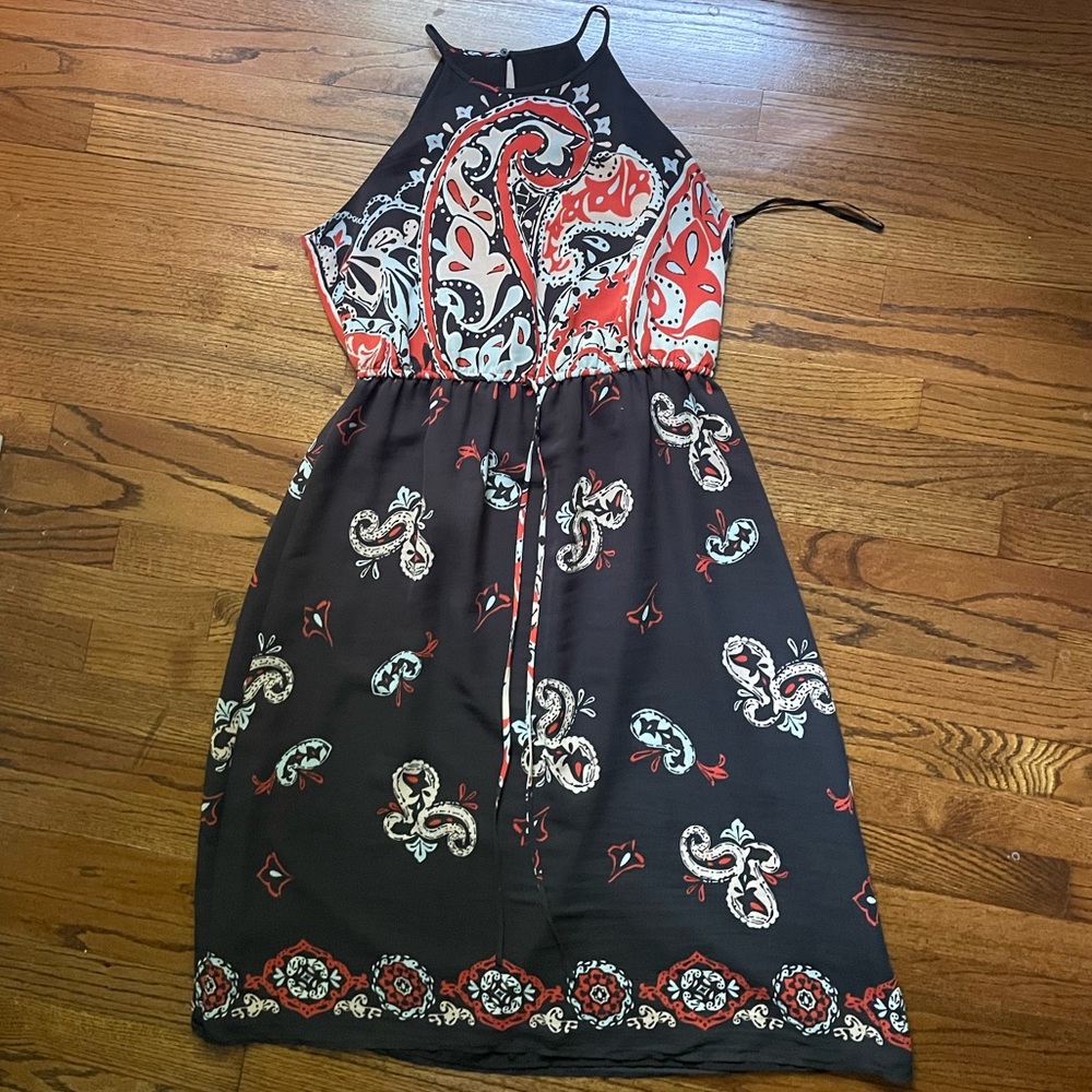 Halter Midi Dress, Loft, size L